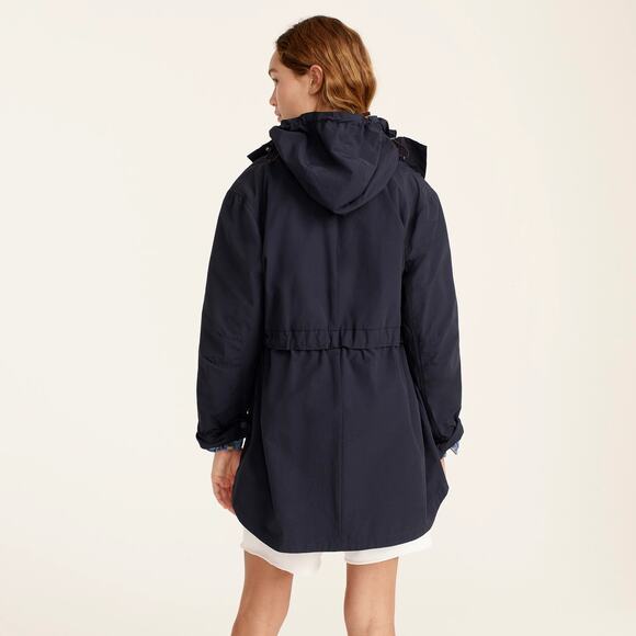 J.Crew Perfect Rain Jacket - S - Navy - Picture 3 of 4